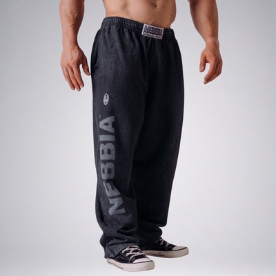 Nebbia x Olympia Pump Cover tepláky 954 černé
