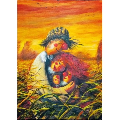 Magnolia - Puzzle Scarecrow Family - 1 000 piese