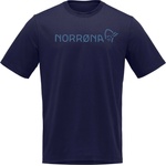 Norrøna Мъжка тениска Norrøna /29 Cotton Norrøna Viking T-Shirt - Indigo Night - размер XL (016-8621-0214)