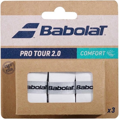 Грип Babolat PRO TOUR 2.0 x3 - white (653053 -101)