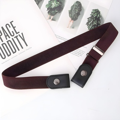 HARAHU Еластичен колан - Тъмно кафяв kp12532 (12532)