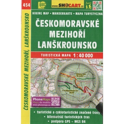 ST 454 Českomoravské mezihoří 1:40 000