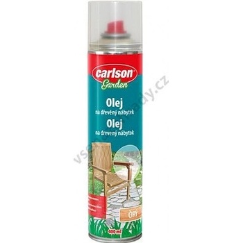 Carlson Garden olej na dřevěný nábytek čirý ve spreji 400 ml