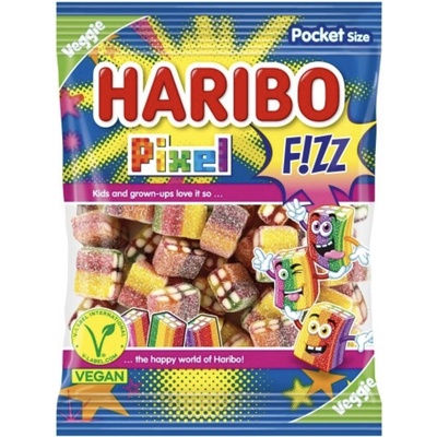 Haribo Pixel želé s ovocnou příchutí 80 g