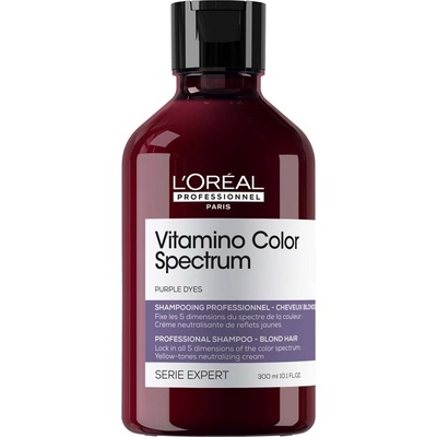 L’Oréal Professionnel Vitamino Color Spectrum Purple Fialový šampon - neutralizuje žluté odstíny 300 ml