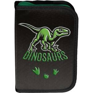 PASO Несесер Paso Dinosaur - Danger, с 1 цип и 2 крила (PP25DI-P001BW)