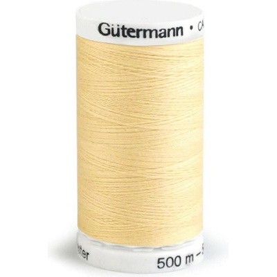 Polyesterové nite Gütermann návin 500 m Farba: 325 Cloud Cream
