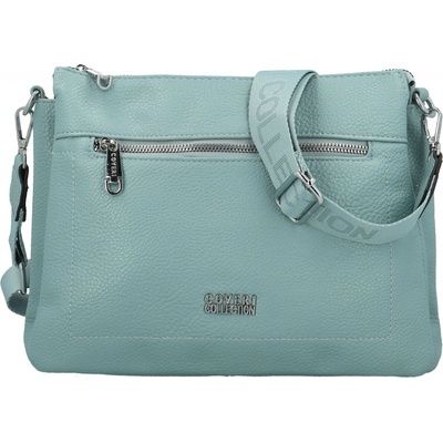 Stylová dámská koženková crossbody kabelka Verrona new džínově modrá