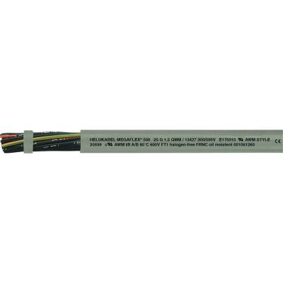 Helu MEGAFLEX® 500 13346-1000 riadiaci kábel 3 x 0.50 mm² 1000m sivá