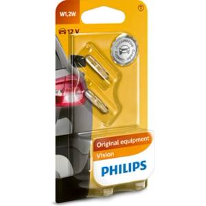Philips Крушка, светлини купе PHILIPS PBT5, 12V, 1, 2W, 7.5lm, 2 бр