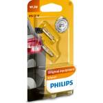 Philips Крушка, светлини купе PHILIPS PBT5, 12V, 1, 2W, 7.5lm, 2 бр