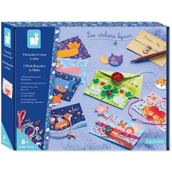 Janod Atelier Креативен комплект Изработка на бижута Гривни на желания 5 бр