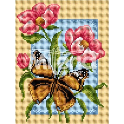 Milena Style Пано с пеперуда - гоблен с щампа без конци