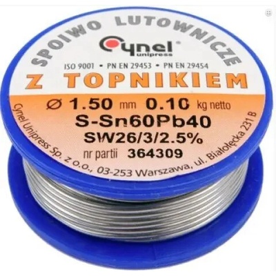 Vorel - Spajkovací cín Sn60Pb40 ø1.5mm, 100g