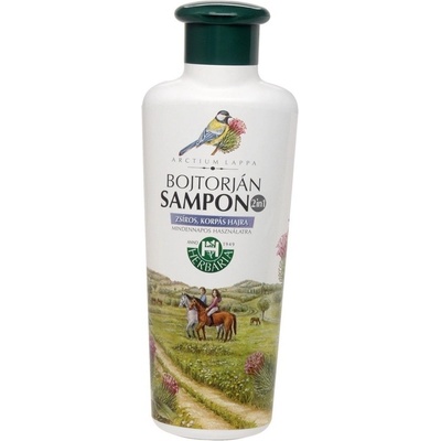 Herbária lopuchový šampon na mastné a lupy vlasy 2v1 250 ml