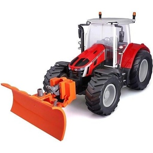 Maisto RC - Massey Ferguson трактор с гребло със светлини, 2, 4 GHz (82724)