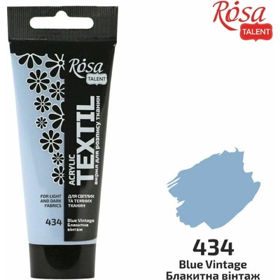 Rosa Talent farba na textil 60ml akryl + textil + akvarel Blue Vintage