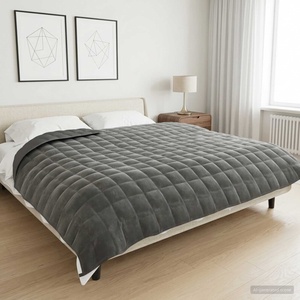 vidaXL Тежко одеяло Антрацит 235 x 290 cm 11 kg 100% Памук 205T (42044049)