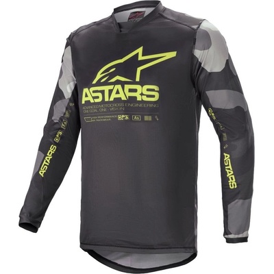 Alpinestars Racer Tactical šedo-žlutý maskáčový