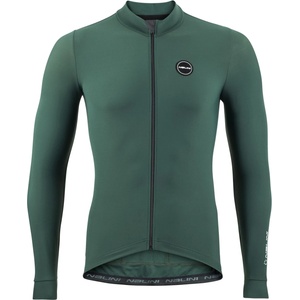 Nalini Фланелка с дълъг ръкав за колоездене Nalini New Soft Wrap L/S Jersey Cycling jersey - Grren Pine - размер XXL (056-3822-0415)