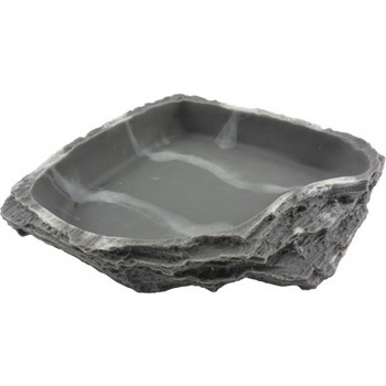 Lucky Reptile Granite L 24x24x6 cm rohové krmítko