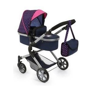 Bayer Design Doll Stroller Reig Combi Neo Pro Navy Blue 63 cm