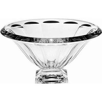 Crystal Bohemia panelová misa na nohe 375 mm