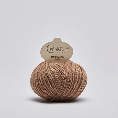 CASHMERE CLASSIC Cardiff Cashmere Farby CASHMERE: 304 camel tweed - NOVÁ