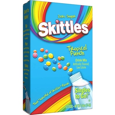 Skittles instantní nápoj s příchutí tropického punče se sladidly 6 x 2,5 g