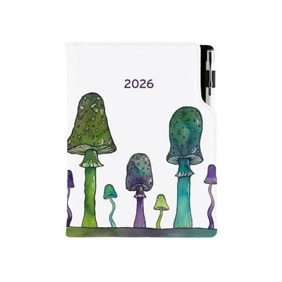 Design B5 týdenní 2026 Houby