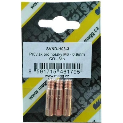Průvlak pro hořáky M6 - 0,9 mm CO - 3 kusy