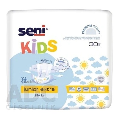 Torunskie Zaklady Materialow Opatrunkowych S.A. Seni KIDS extra 15+ kg 1x30 ks