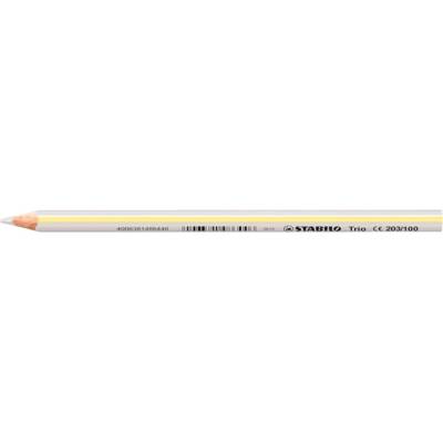 STABILO Цветен молив STABILO Trio Thick триъгълна дебела бяла 203/100 (203/100)