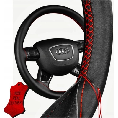 Compass Potah volantu omotávací z pravé kůže AX černý, amMC097 | Zboží Auto