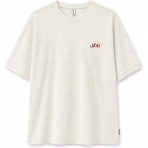 Mazine Мъжка тениска Mazine Back Print Theme T-Shirt - Offwhite / Falafel (216-4434-0413)