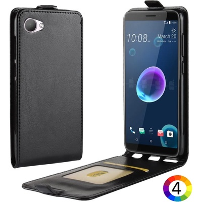 HTC Desire 12 Flip3 Кожен Калъф и Скрийн Протектор