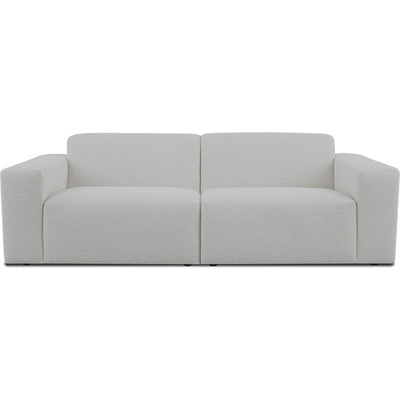 Scandic Бял диван от букле 228 cm Roxy - Scandic (3 seater (1,5+1,5) CM 2white)