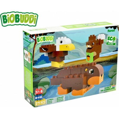 BiOBUDDi Wildlife Forest zvířátka 27 ks