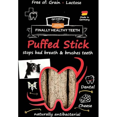 Qchefs Tyčinky na čištění zubů pro psy Vital Puffed Sticks 70 g – Hledejceny.cz