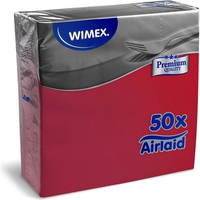 Wimex Obrúsok Premium červený 40x40cm 50ks