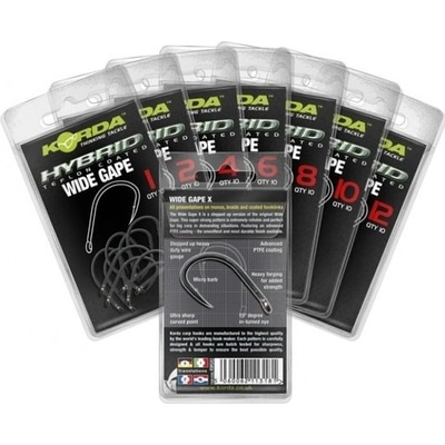 Korda Wide Gape micro barbed vel.8 10ks