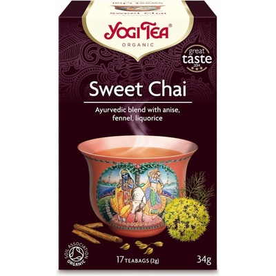Yogi Tea Bio Sladký chai 17 x 2 g