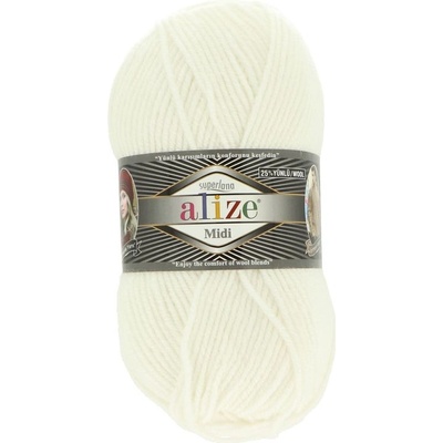 Alize Superlana Midi 55 biela