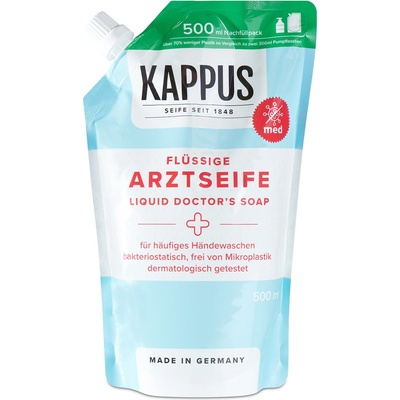 Kappus tekuté lekárskej mydlo náplň 500 ml
