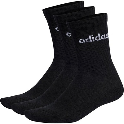 adidas Дълги чорапи unisex adidas Linear Crew Cushioned Socks 3 Pairs IC1301 black/white (Linear Crew Cushioned Socks 3 Pairs IC1301)