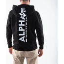 Alpha Industries Back Print zip hoodie black
