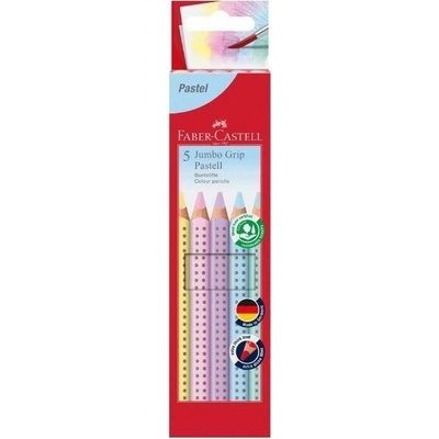 Pastelky Faber-Castell 110991 Jumbo Grip Pastel 5 barev