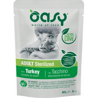 OASY Chunks in gravy Sterilized Turkey 85 g