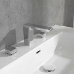 Villeroy & Boch Subway 3.0 смесител за умивалник с двойна ръкохватка, гланциран хром (TVW11200500061)