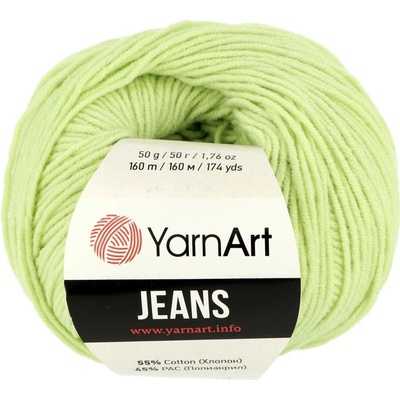 YarnArt Jeans 11 hráškově zelená